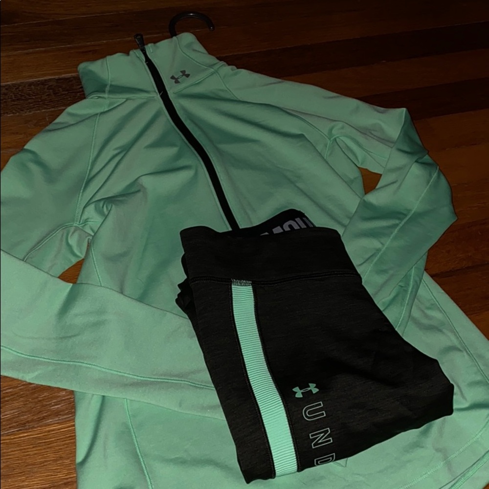 Under Armour jacket and leggings set